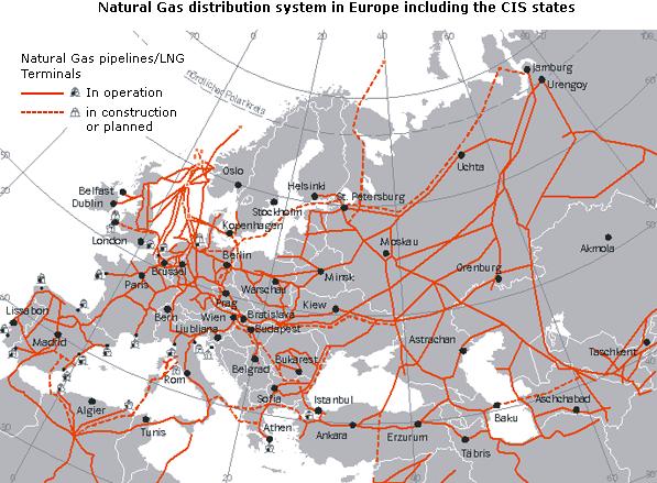 Übersicht paneuropäisches Erdgasnetz 17.