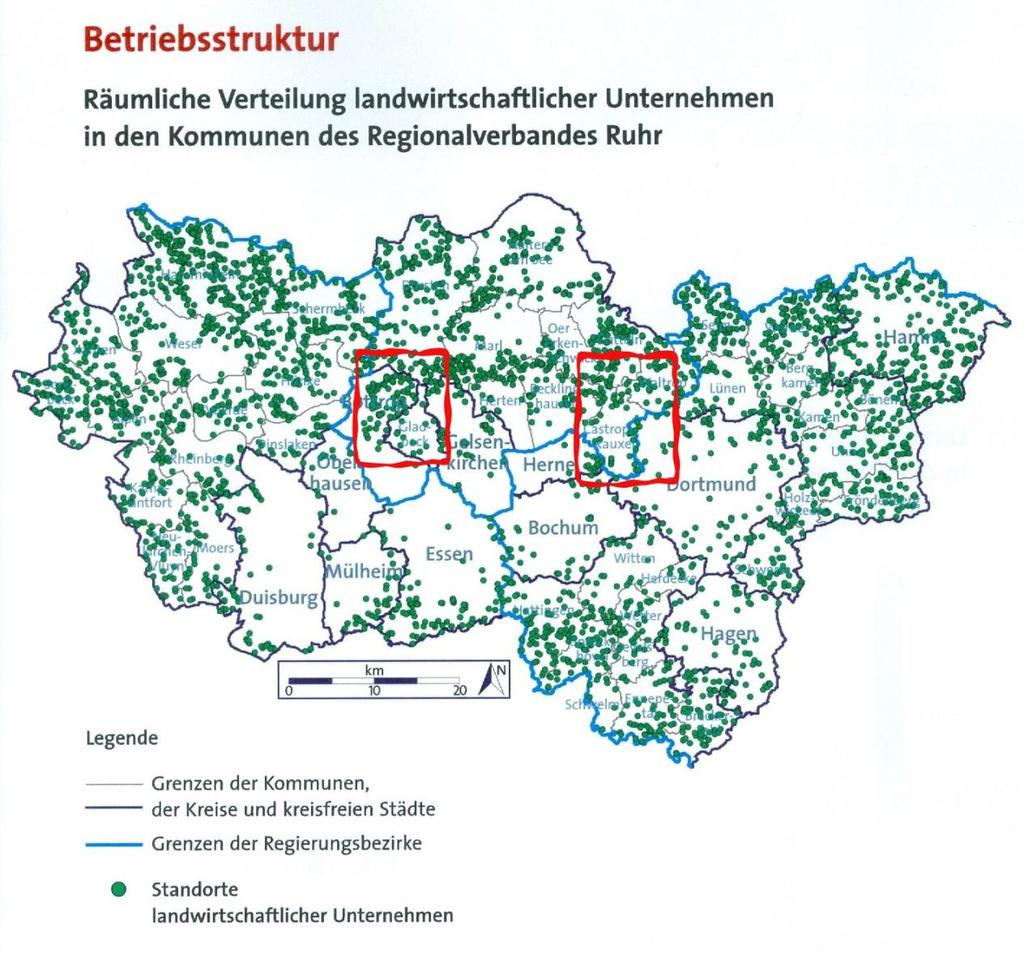 Gruppe der Befragten 28 Leitfaden gestützte Interviews (m=25, w=3) Landwirte im Haupterwerb Betriebsgrößen: 2 Betriebe unter 40 ha LNF 26