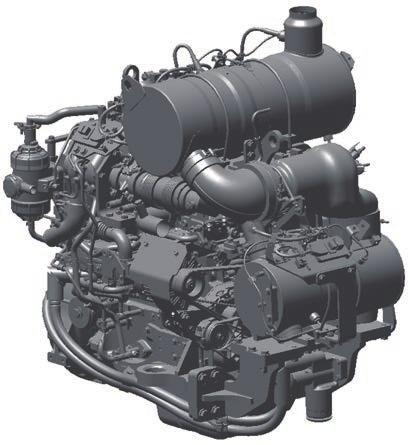 VGT SCR Komatsu-Motor gemäß EU Stufe IV KCCV Der neue Komatsu-Motor gemäß EU Stufe IV ist produktiv, zuverlässig und effizient.