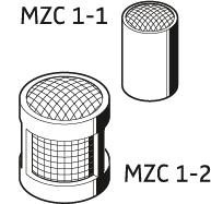 Ansteckmikrofon MKE 1 Höhenanhebung durch aufsteckbare Kappen Im Lieferumfang Ihres Mikrofons finden Sie zwei unterschiedliche Frequenzgangkappen.