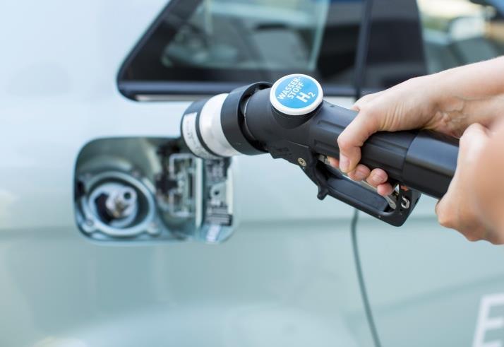 Brennstoffzellen-Fahrzeuge Aufbau der Wasserstoff-Tankstellen Infrastruktur (ca.