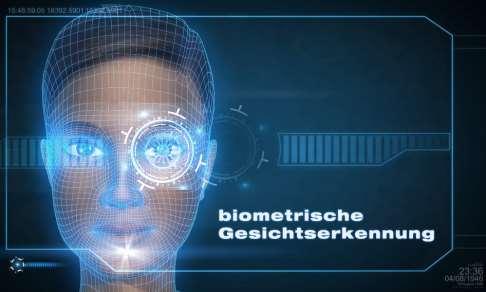 Sicherheit biometrische Zugangskontrolle Kontrolle der Gesichtsgeometrie