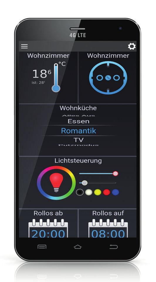 BESONDERER KOMFORT IN EINEM PAKET: SMART HOME SELECTION. Komfortbedienung Der Wlan-Router von COMEXIO ermöglicht es, alle Smart Home Funktionen bequem mittels App oder Weboberfläche zu steuern.