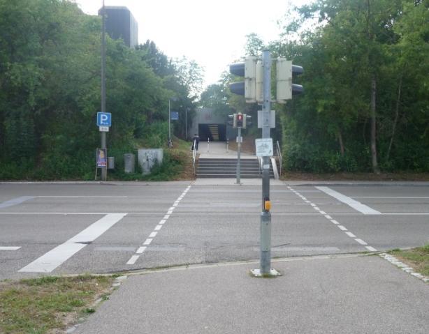 Herrensteg mangelhafte Gehwege Bergwerkstraße (schmale Gehweg einseitig, T30), Veränderung