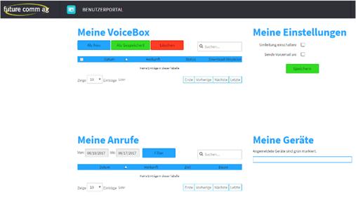 10 C. future comm PBX Benutzer Portal 2.