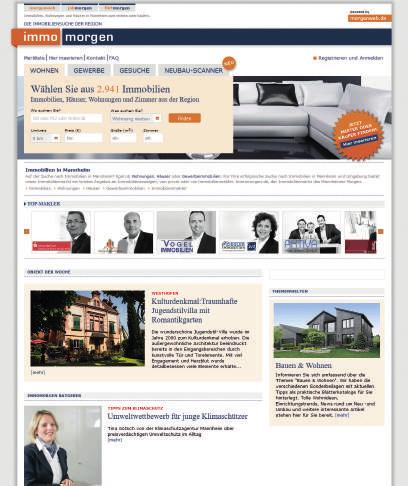 Online2Print Exklusiv für Kunden von immomorgen.de Vergrößern Sie die Reichweite Ihrer Immobilienangebote und nutzen Sie dazu die Kombination aus immomorgen.de und Ihrer Tageszeitung.
