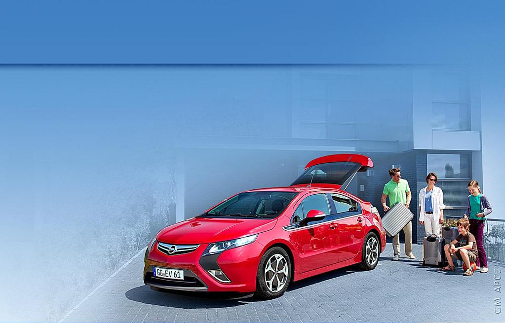 Opel Ampera Das erste voll alltagstaugliche Elektrofahrzeug Keine Reichweitenangst Unabhängig von
