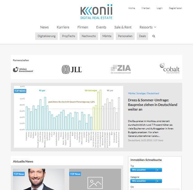 Partnerschaften Werde eines der ausgewählten Partnerunternehmen von Konii. Erhalte von uns einen ganz besonderen Platz. Auf der Startseite und/oder im täglichen Newsletter.