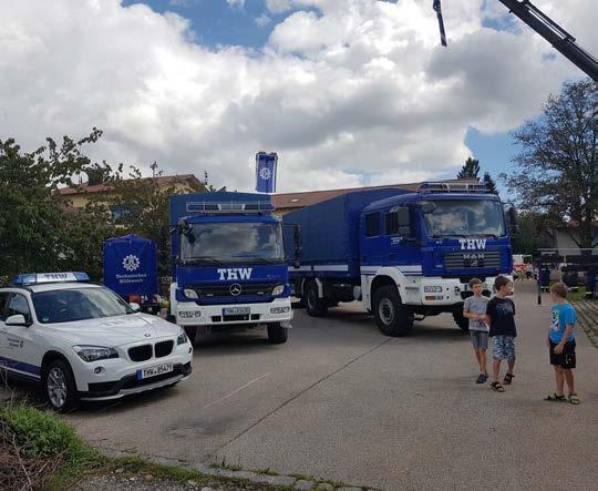 Die Feuerwehrfahrzeugfahrten in Bad Griesbach, sowie den Drehleiterfahrten, erfreuten sich großem Andrang.