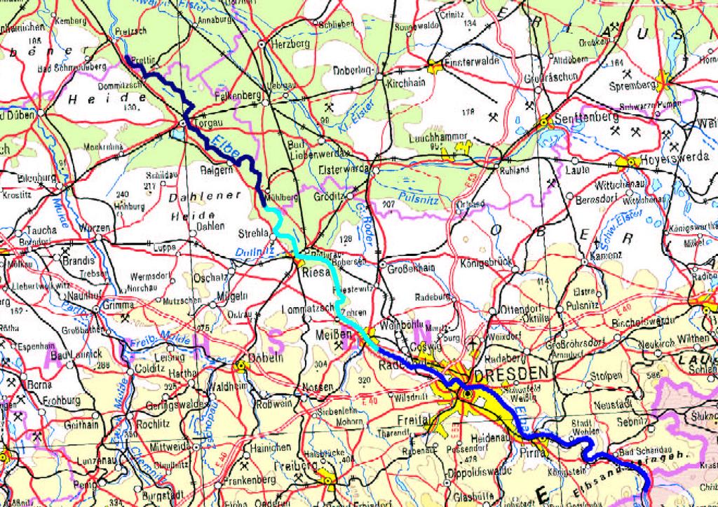 Referent: km 123,8-180,0 Regierungsbezirk Leipzig km 0,0-78,0