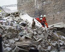 Trümmerkegel Trümmerkegel entstehen beim Zusammensturz von Gebäudeteilen, den oberen Stockwerken oder ganzer Gebäude durch das Versagen aller Bauteile.