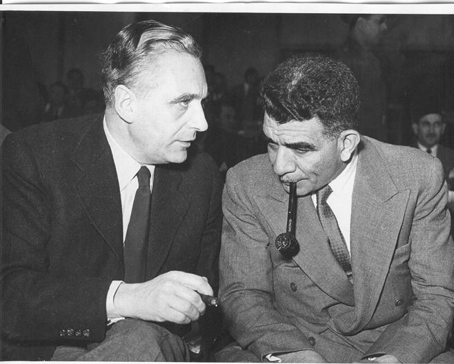 Muhammad Nagib, als Führer abgelöst durch Abd an-nasir 1953, und Dr.