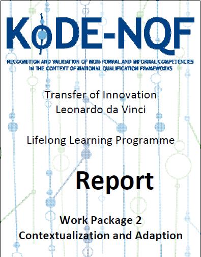 KøDE-NQF Projekt-Ergebnisse