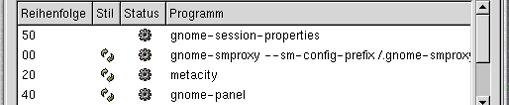 ABBILDUNG 10 8 Registerabschnit "Aktuelle Sitzung" im Einstellungstool "Sitzungen" Tabelle 10 8 enthält eine Liste der Sitzungseigenschaften, die von Ihnen konfiguriert werden können.