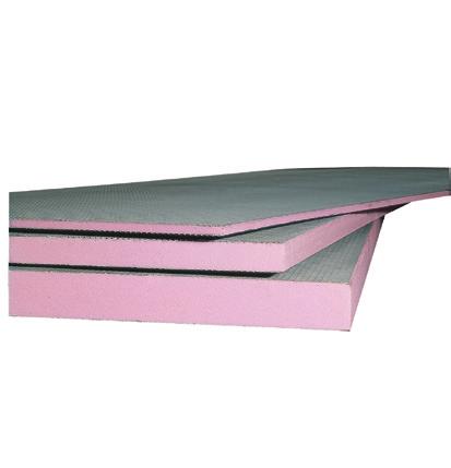Unzählige Gestaltungsmöglichkeiten Die ist ein ideales Trägerelement aus rosa extrudiertem Polystyrolhartschaum und beidseitiger, mit Textilglasgitter armierter Spezialmörtelbeschichtung.
