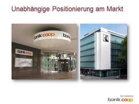 Mit Blick auf die Kundinnen und Kunden wollen sich die BKB und die Bank Coop am Markt unabhängig voneinander positionieren.