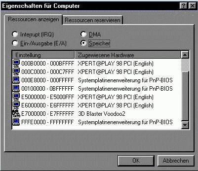 PC: Speicherbereiche im PC ursprüngliche IBM Entwurfsentscheidungen: 8086/8088 Adressraum ist 1 MByte für RAM, ROM, memory-mapped I/O zunächst 128 KB ROM am oberen Ende (wg.