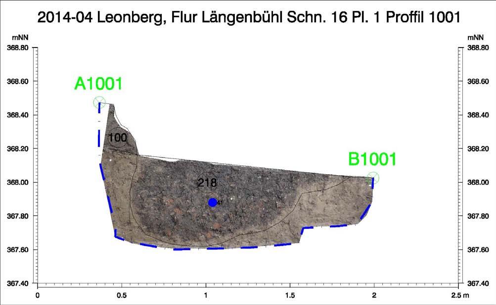 Abb. 27 Leonberg Längenbühl, Profil 1001.