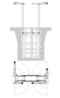 SDI 110NK / 3500 kg Tamponi regolabili in altezza e predisposti per l alloggiamento rapido di prolunghe.