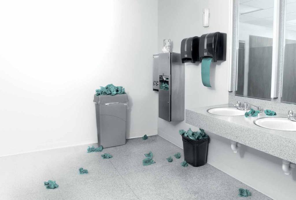 Papierhandtücher verursachen andere Probleme Blockierungen Papierhandtücher können Abwassersysteme verstopfen.