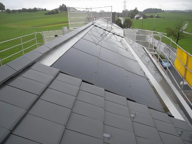 Solrif-Indachsystem 8 kw PV-Anlage (2013) 35 x Sunpower 230 W 44 m2