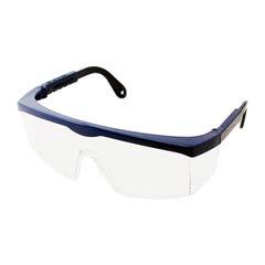 Panorama-Vollsichtbrille Kunststoffglas, CE 3, grün 11-004707-02 Panorama-Vollsichtbrille farblos, Rahmen blau Schutzbrille Tactile moderne Schutzbrille