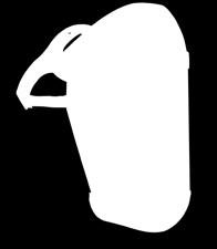 00) Metallfreie Version für Anwendungen, wo der Anwender Lichtbögen erzeugt (606.02.00.00) Es können Visiere aus Drahtgitter und Gesichtschutz angebracht werden (EN1731) 606.02.00.00 Fassung: schwarz Kennzeichnung: 3 Die Kennzeichnung ist gültig wenn die Kopfhalterung mit einem dafür vorgesehenen Visier kombiniert wird 606.