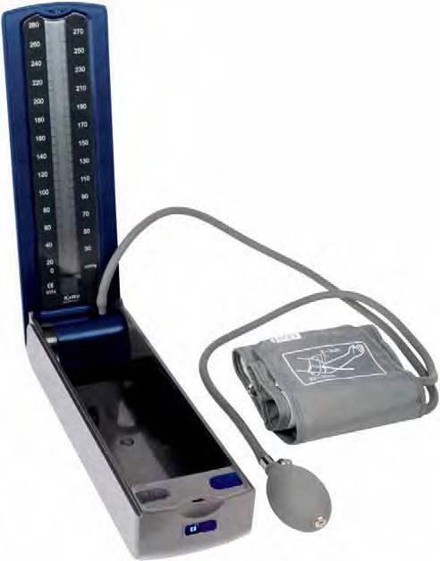 Skalierung 0-300 mmhg mit Velcromanschette für Erwachsene umweltfreundlich Anwendung mit Stethoskop Mercury-free blood pressure measuring device (for doctors)