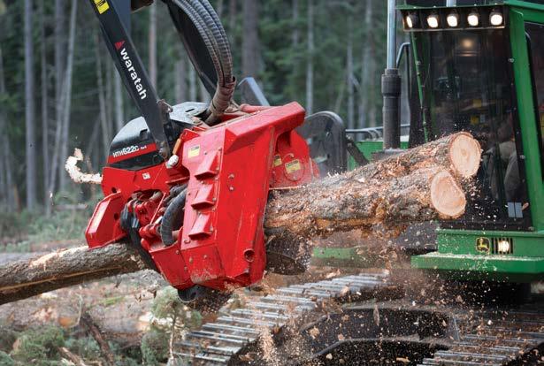 Mit Fähigkeiten wie der Mehrbaumbearbeitung und der unabhängigen Stapelung von Stämmen hebt das HTH622C 4X4 Produktivität und Effizienz auf eine neue Stufe minimieren Sie den Abfall und maximieren