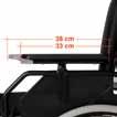 neben den umfangreichen Standards noch über verschiedenste Einstell-Optionen, mit denen sich dieser Rollstuhl individuell und zeitsparend anpassen lässt.