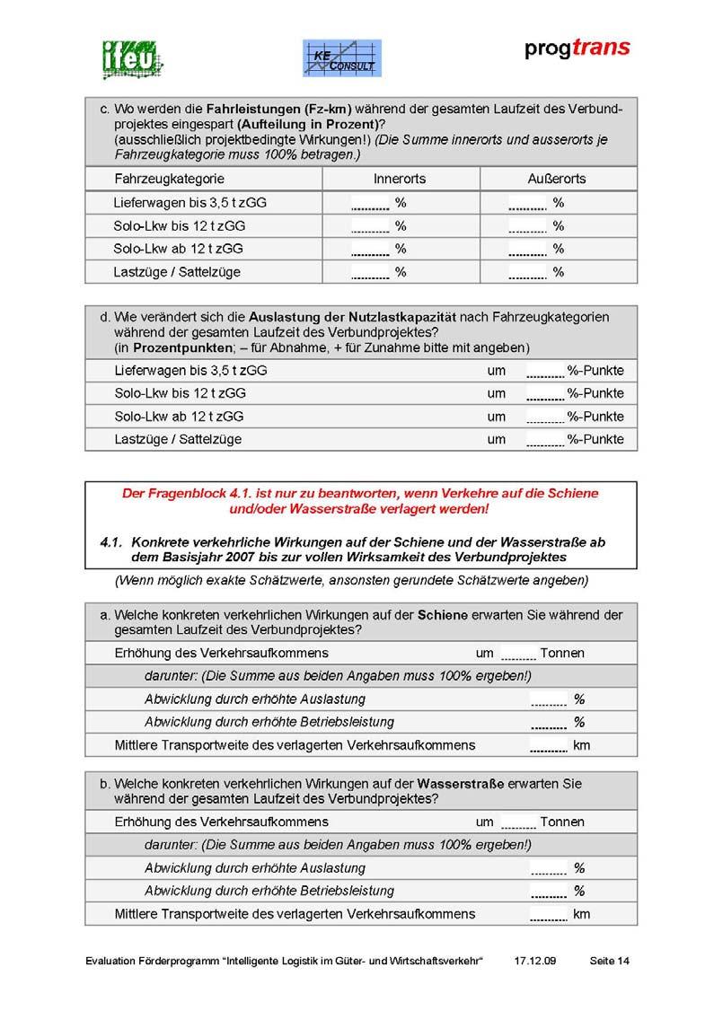 progtrans KE Seite 142 Endbericht 2011 ProgTrans / ifeu / KE-Consult