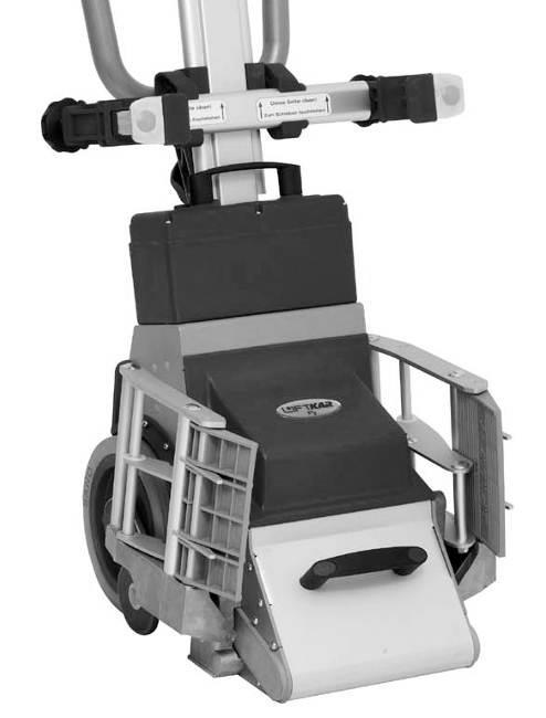 3.3 Modell PT-Universal für viele Rollstuhltypen Mit diesem Modell ist es möglich, sämtliche Rollstuhltypen (auch Sportrollstühle) ohne jegliche Adaptierungen und komplett mit den Rädern auf der