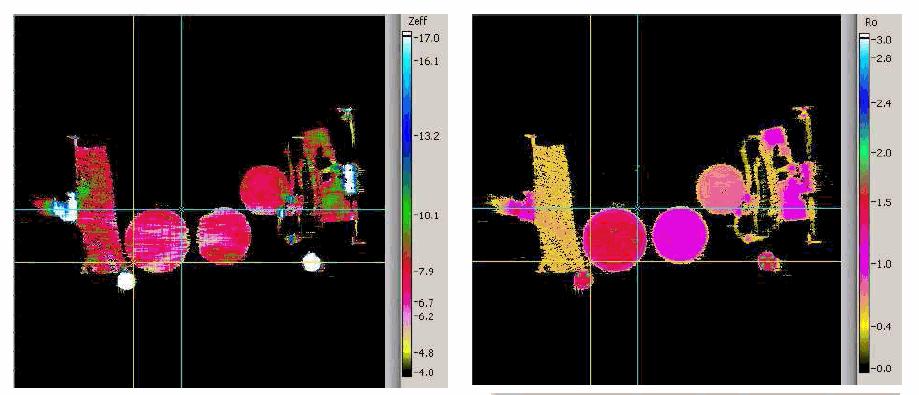 Dual Energy Z eff tomogram