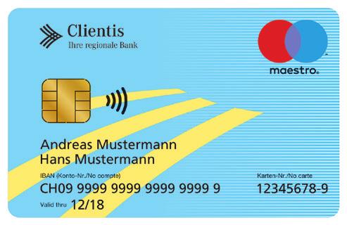 Maestro-Karte unabhängig und flexibel 5 Sie können mit Ihrer Maestro-Karte der Schweiz und Europa an 1 Geldautomaten Bargeld beziehen an 7 Verkaufspunkten bargeldlos bezahlen Möchten Sie Ihre