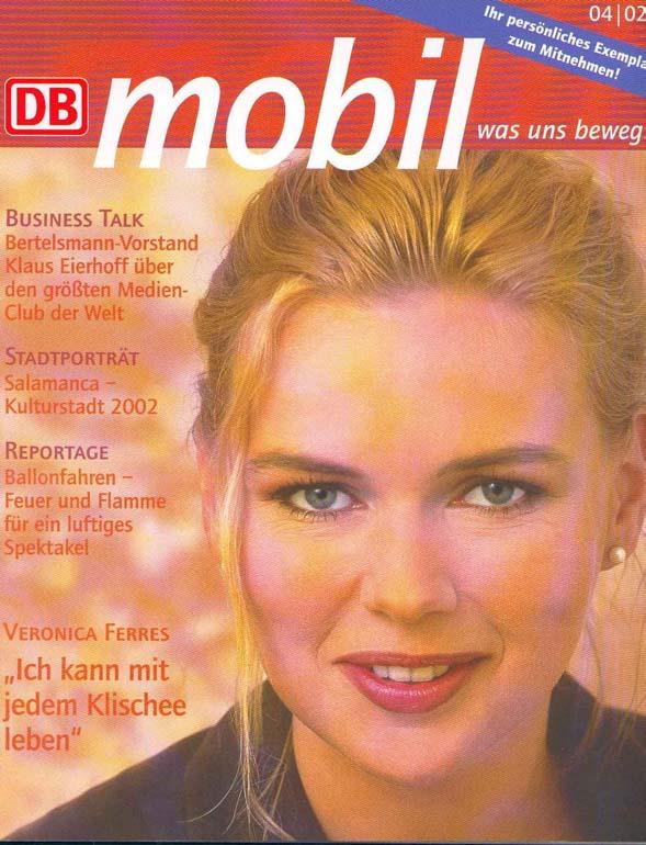 Presse- und Öffentlichkeitsarbeit 2002 Beteiligung der Schauspielerin Veronica Ferres