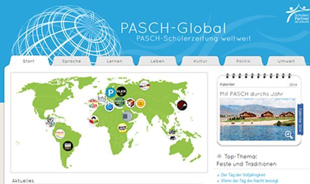 PASCH-Schülerzeitungen weltweit Seite 3 In vielen Regionen der Welt arbeiten PASCH-Schülerinnen und -Schüler an Schülerzeitungen in deutscher