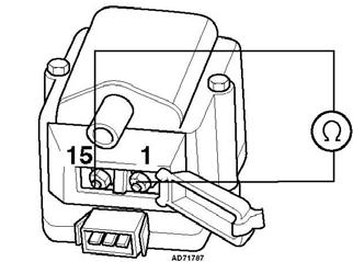Zündspulen prüfen Hinweis: Vor dem Durchdrehen des Motors muss die Einspritzanlage ausser Betrieb gesetzt werden, damit der Kat nicht beschädigt wird.