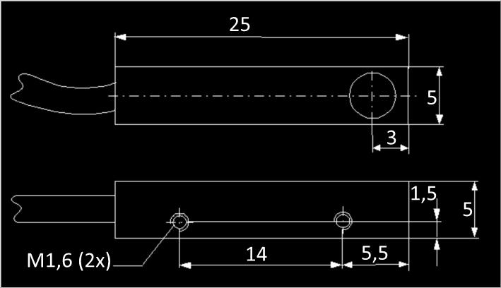 Montage und Inbetriebnahme 7.4.3 Induktiver Näherungsschalter IN 5 Abb. 13 Induktiver Näherungsschalter Abb.