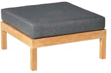 The hocker is multifunctional and can also be used as extra seat or table.