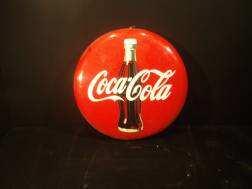90cm Ø Material: Kunststoff 6 Coca Cola Werbetafel