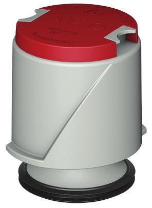 Brandschutz-Set Geruchverschluss mit Hitzeschild und Brandschutz-Kartusche