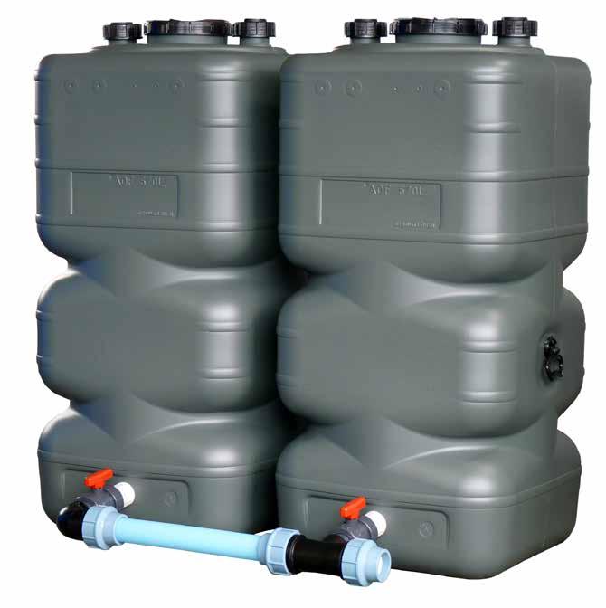 Kellertanks Aquaflow für nutzung Produktvorteile speziell für nutzung entwickeltes PE-Kellertank-System durch lichtdichtes Polyethylen Schutz vor Algenbildung durch Erweiterungstanks beliebiges