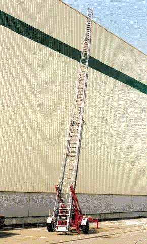 Anhängeleiter AL 16-4 Leiterlänge 18 m Nennrettungshöhe 16 m Nennausladung 4 m zgm 1.