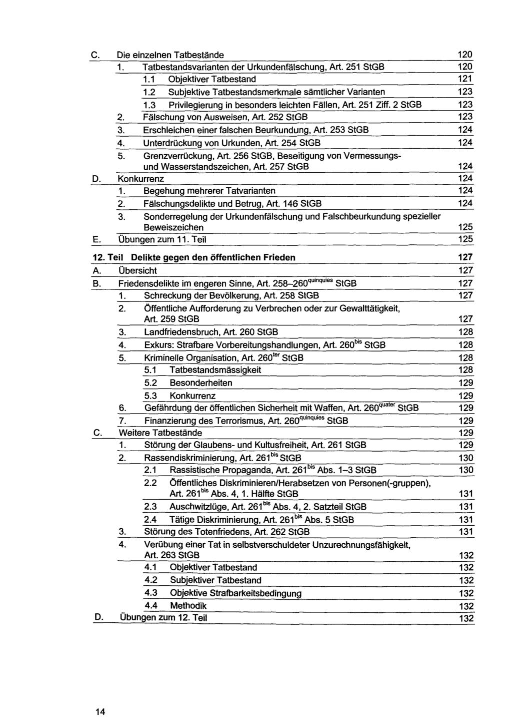 Die einzelnen Tatbestände 120 Tatbestandsvarianten der Urkundenfälschung, Art.