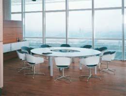 . Tische Arbeitstisch exklusive Screens Konferenztische Raumsysteme Drehstühle Tische, die nicht als permanenter Arbeitsplatz dienen und von mehreren Personen genutzt werden.