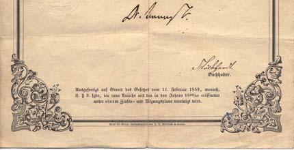 9.1834 übertrug die Verwaltung der Staatsschuld einem ständigen Ausschuss von 5 Mitgliedern, der jedoch seit 1849 die Benennung Landtagsausschuss zur Verwaltung der Staatsschulden führte.