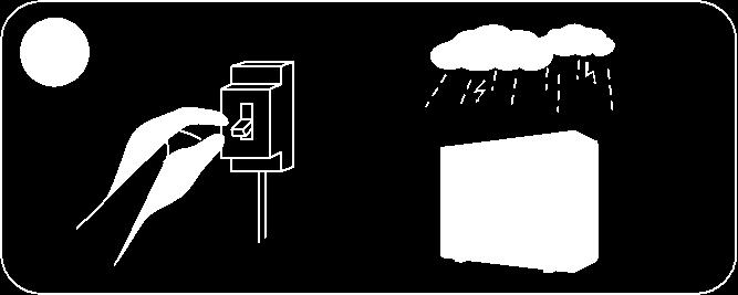 Versuchen Sie nicht, die Wärmepumpe selbst zu reparieren. 1.4.7. Der Hauptnetzschalter sollte außer Reichweite von Kindern installiert sein. 1.4.8.