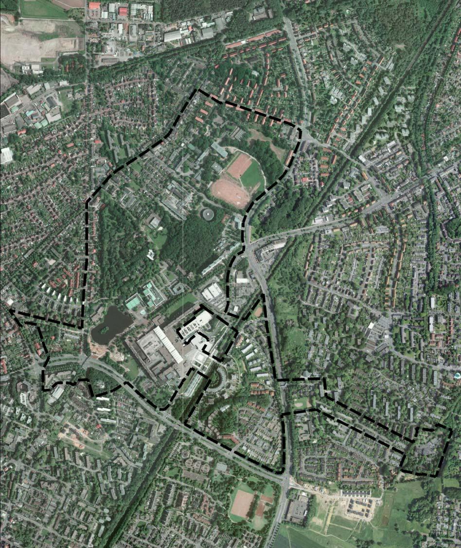 [Luftbild Stadtumbaugebiet Stadtmitte] Innovationsagentur Stadtumbau NRW Fichtenstraße 75 D