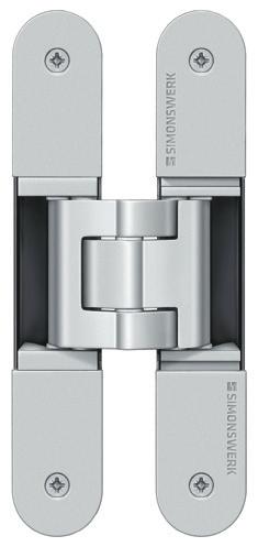 Objektbänder Bänder und Zubehör Objektband Tectus TE 340 3D für ungefälzte Türen an Holz-, - oder Aluminiumzargen Belastungswert bis 80 kg