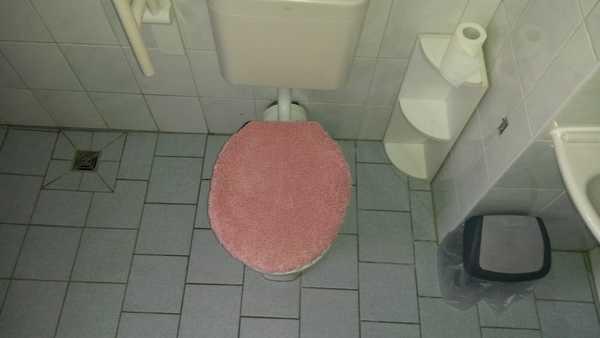 WC WC für Menschen mit Behinderung Tiefe des WC-Beckens: 54 cm Bewegungsfläche links neben dem WC - Breite: 127 cm Bewegungsfläche links neben dem WC - Tiefe: 45 cm